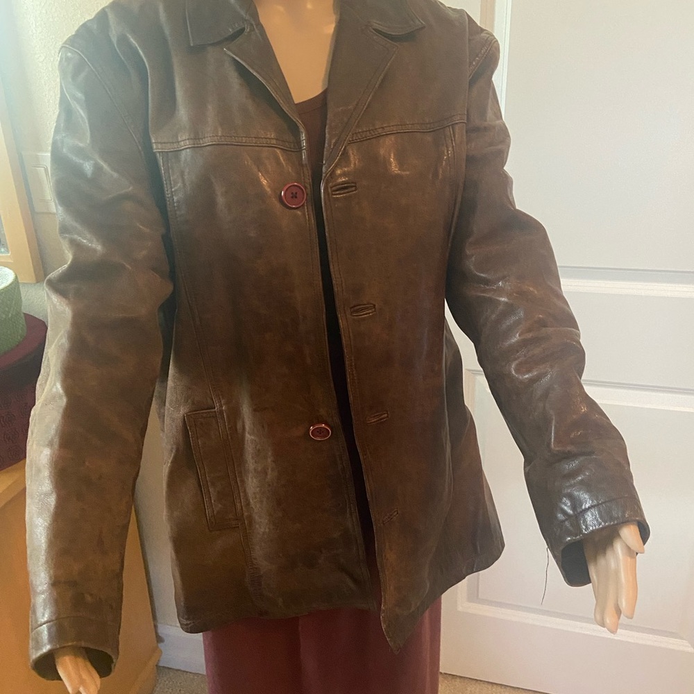 Men’s Brown Leather Jacket
